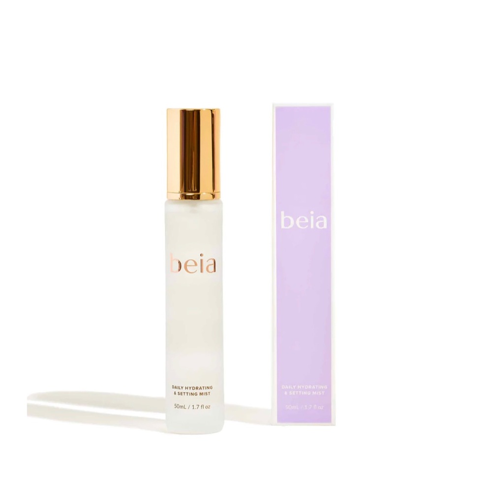Beia Daily Hydrating & Setting Mist -calming aloe & breakout-banishing green tea